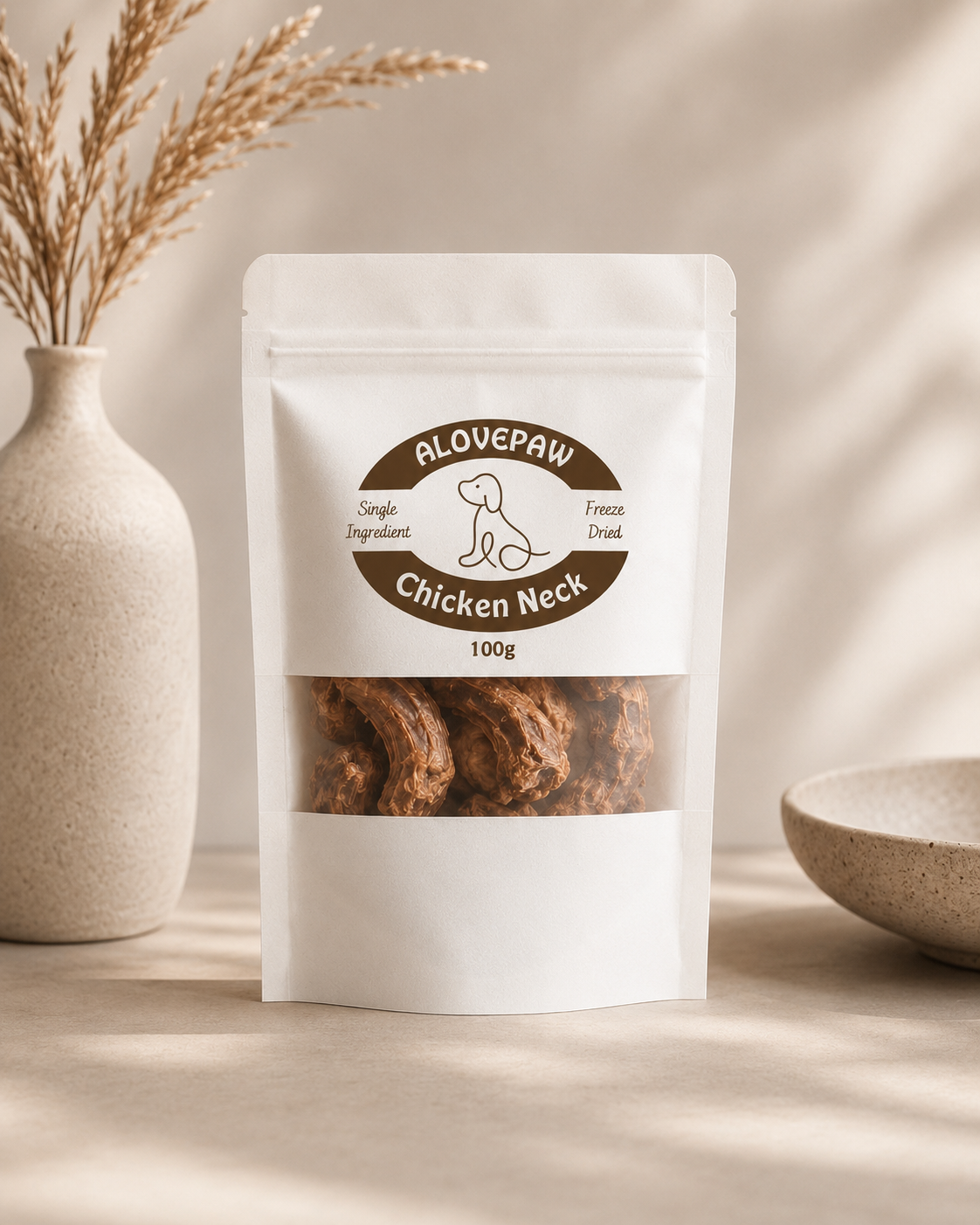 Freeze Dried Chicken Necks