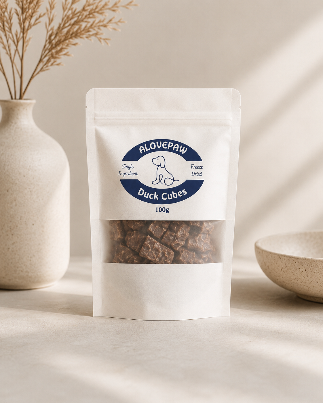 Freeze Dried Duck Cubes